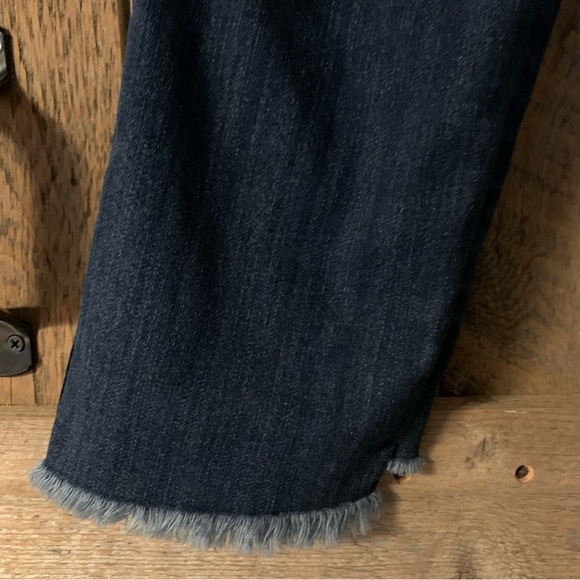 Women’s 8 KUT FROM THE KLOTH REESE Ankle Straight Leg Denim Striped Leg Jeans EC - Picture 14 of 15